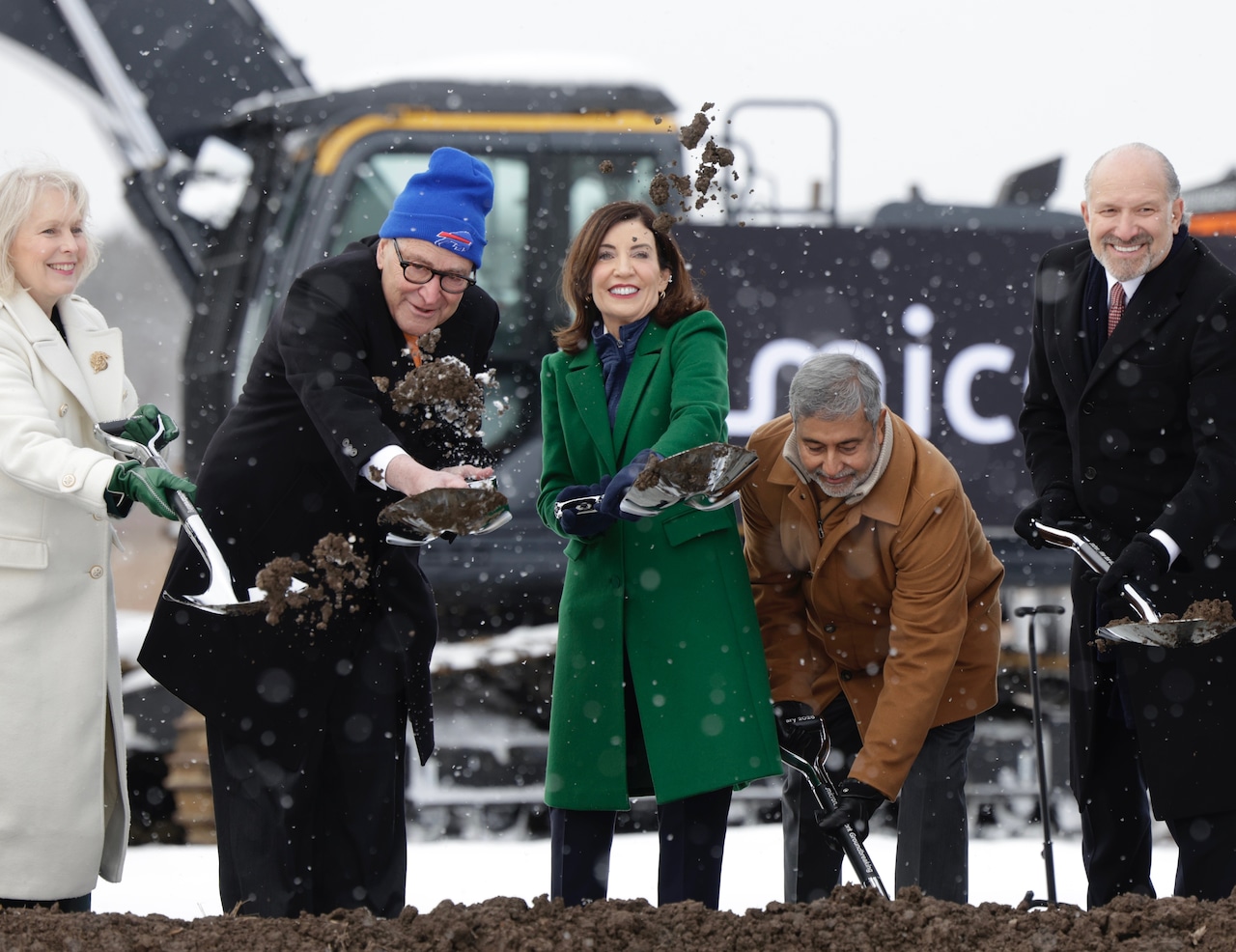 Micron breaks ground on massive chipmaking plant that could transform Central NY