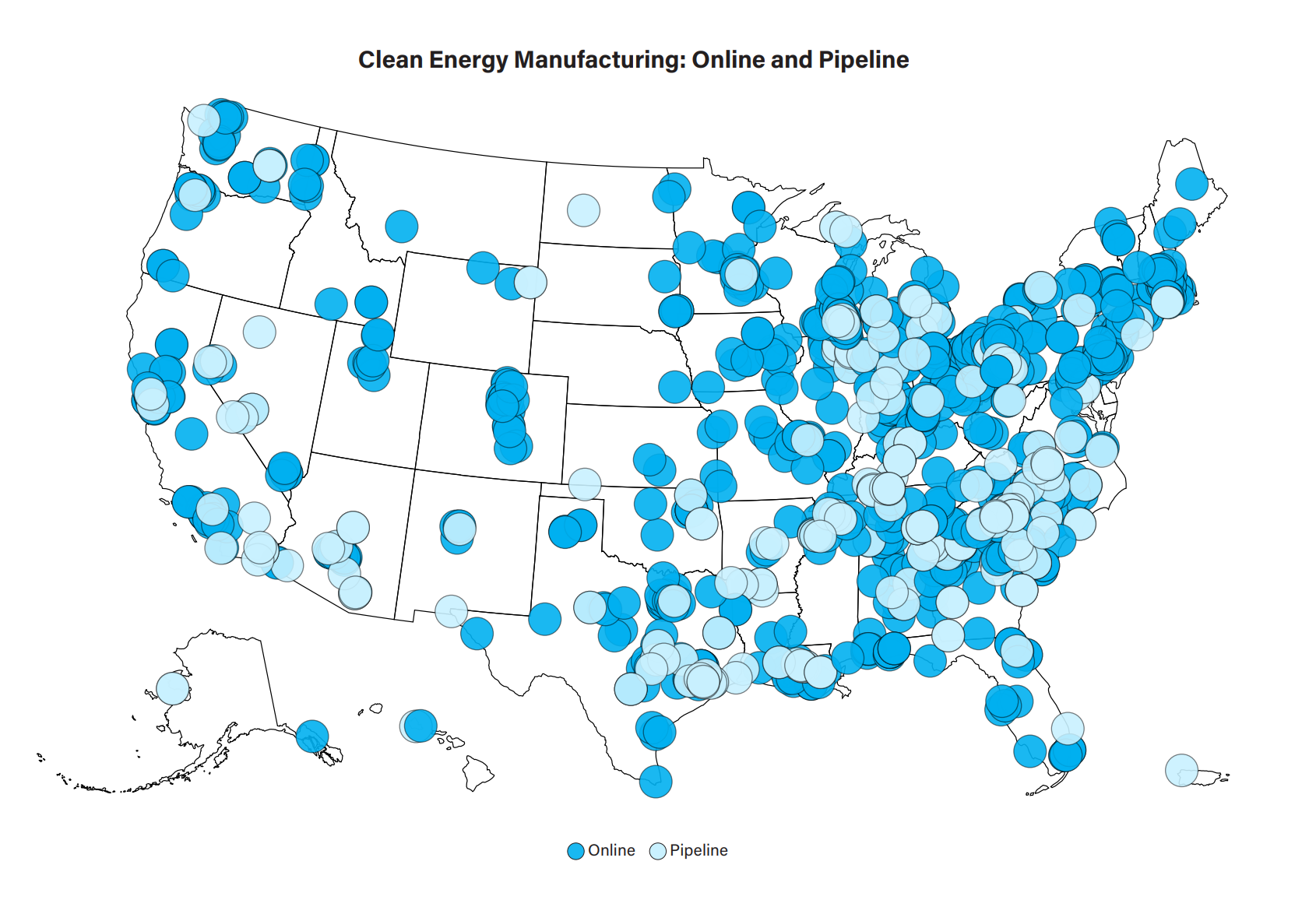 The U.S. will have more than 950 clean energy manufacturing facilities by 2030: report
