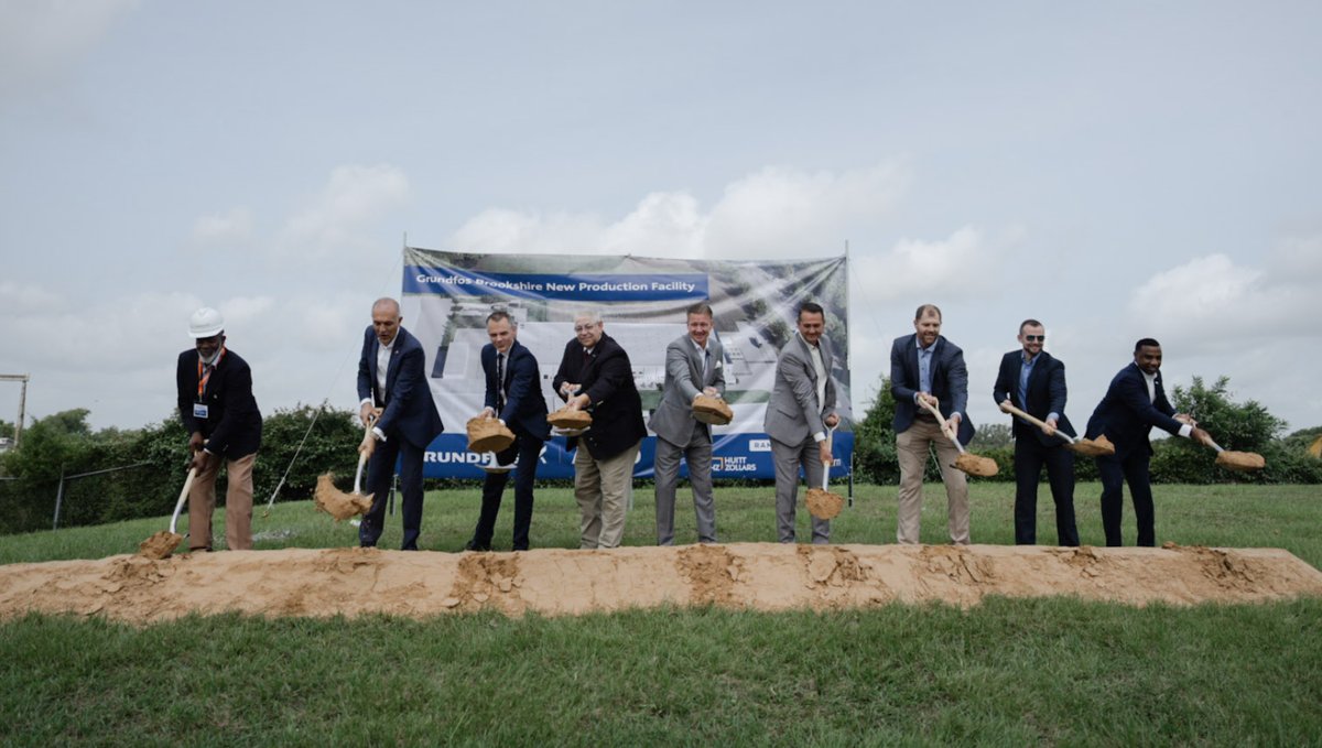 Grundfos Breaks Ground on 143,000-Square-Foot Expansion at Brookshire Manufacturing Campus